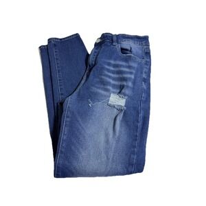 Womens Unbranded Jeans Distressed Skinny Stretch JEANS Size Large ( 31 X 28)